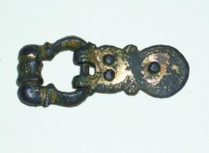 14th C. Bronze/Gilt Buckle and Plate