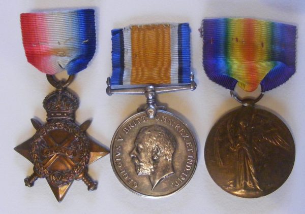 1914/15 Star Trio Middlesex Regt.