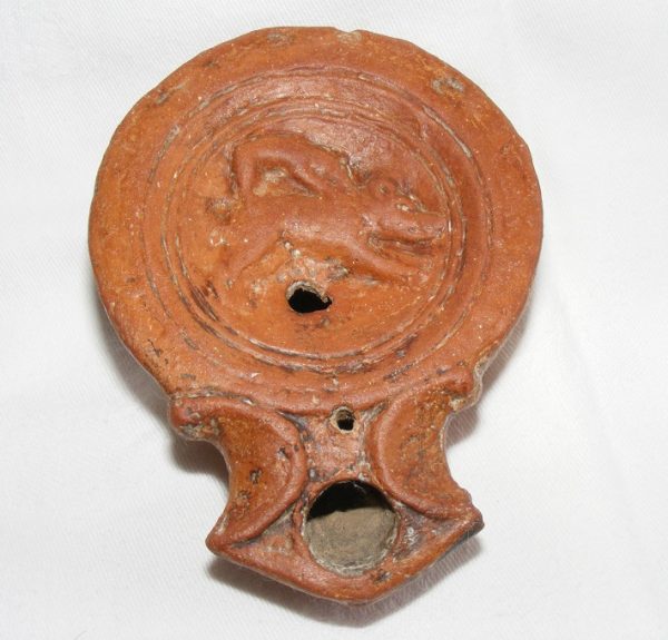 1st C. Volute Lamp Boar