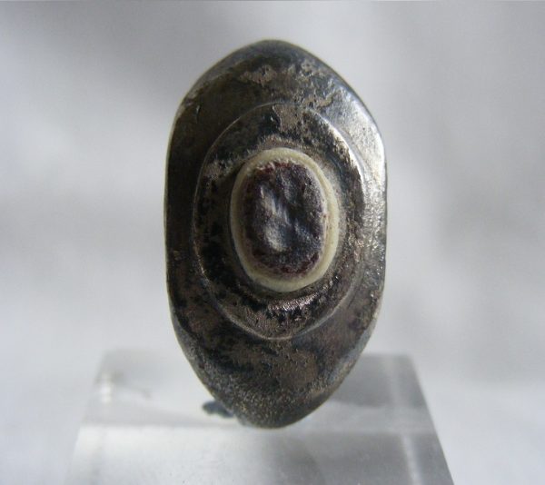 2nd C. Silver Intaglio Ring