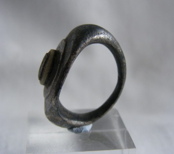 2nd C. Silver Intaglio Ring