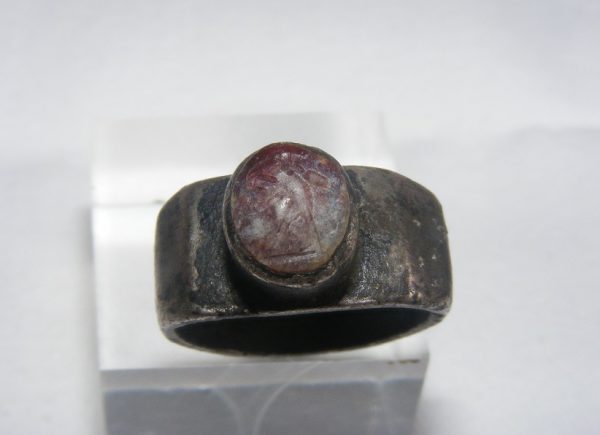 2nd/3rd C. Silver Carnelian Ring