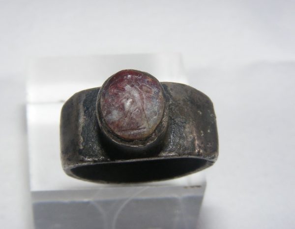 2nd/3rd C. Silver Carnelian Ring