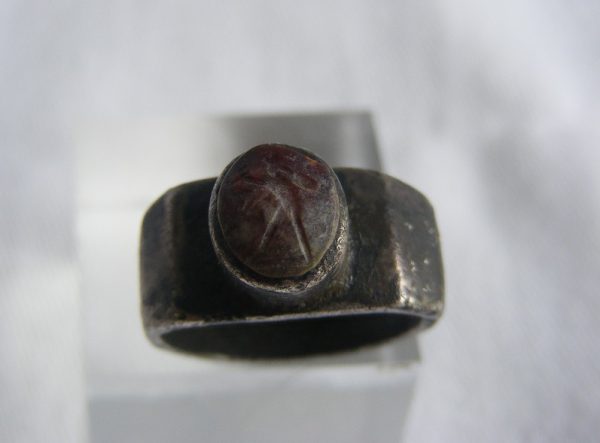 2nd/3rd C. Silver Carnelian Ring