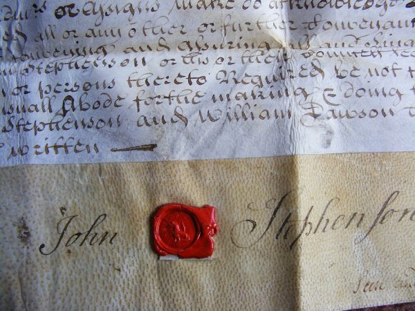 Early Georgian Indenture, 1725