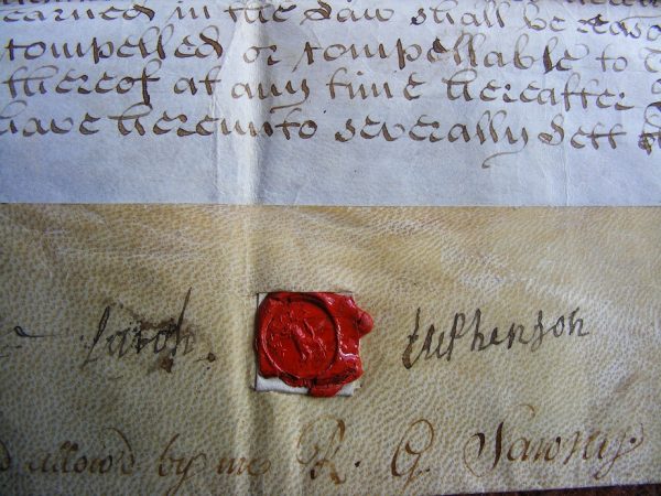 Early Georgian Indenture, 1725