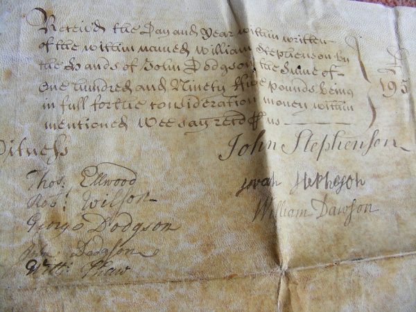 Early Georgian Indenture, 1725