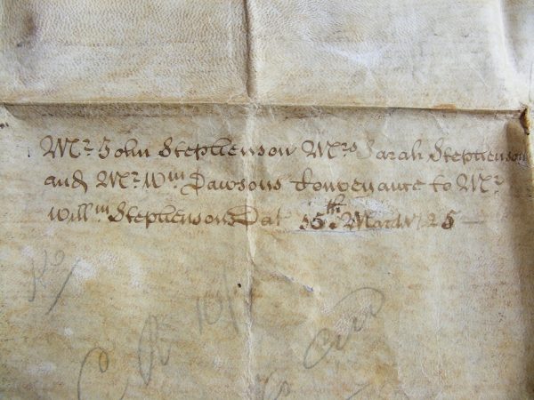 Early Georgian Indenture, 1725