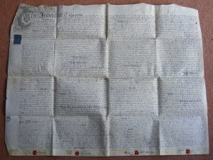 Large Indenture (Tripartite) 1761