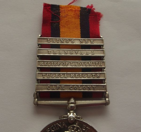 QSA 5 Clasps Rifle Brigade