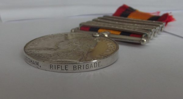 QSA 5 Clasps Rifle Brigade