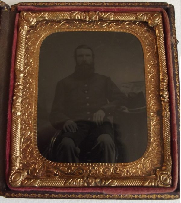 Sixth Plate Tintype Federal Officer