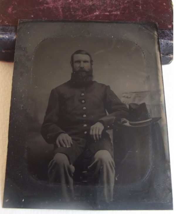 Sixth Plate Tintype Federal Officer