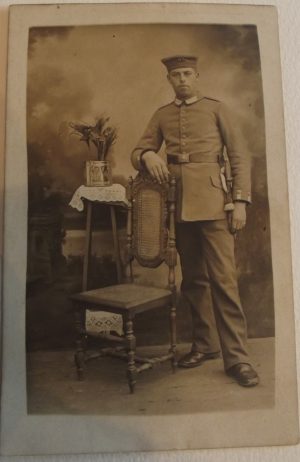 Studio Portrait Standing Soldier