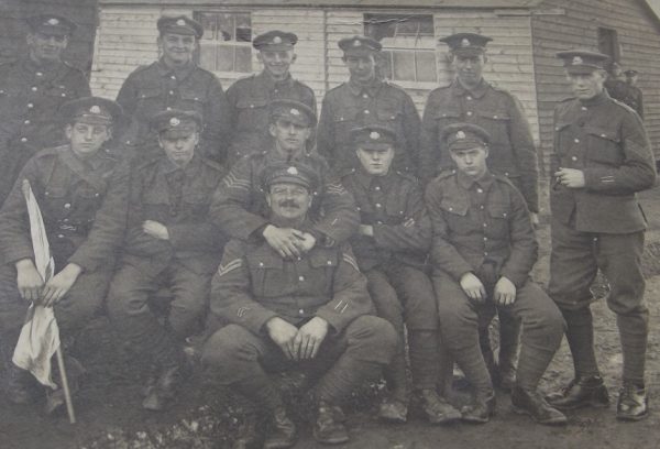 Twelve British Soldiers in Barracks