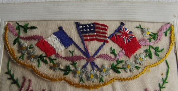 WWI Silk United For Liberty