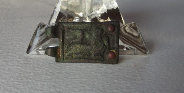 13th C. Buckle Plate Lion - Image 2