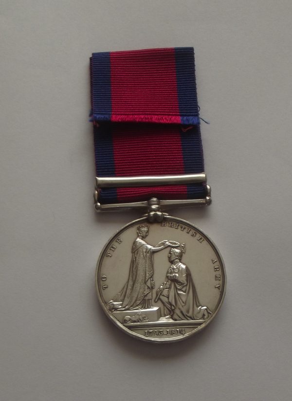Military General Service Medal 1796 - 1814 1 Clasp Maida to 78th Foot   SOLD - Image 3