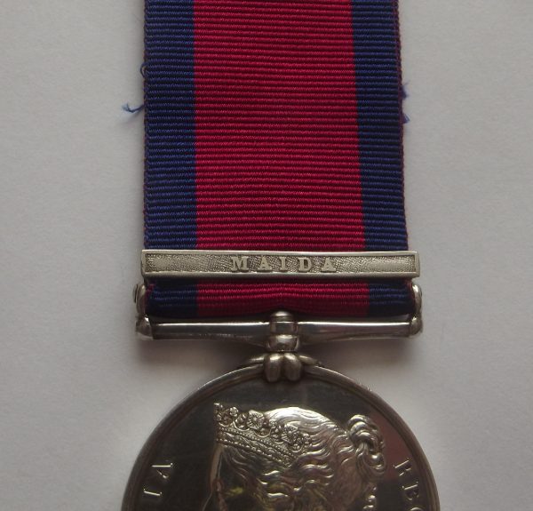 Military General Service Medal 1796 - 1814 1 Clasp Maida to 78th Foot   SOLD - Image 4