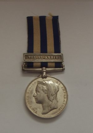 Constantius bcm egypt 1882 to 1885 1 clasp tel el kebir pte. js fanning 1st ri fusiliers