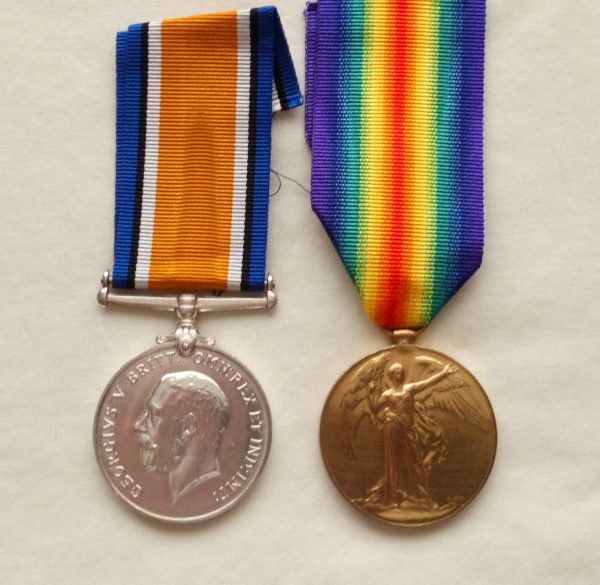 WWI War, Vict. Pr. Sergt. A. E. Walker North'd Fus. K.I.A. - Image 2
