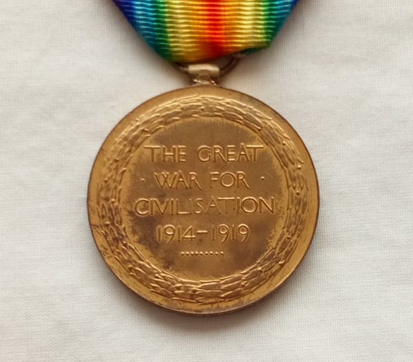 Constantius Wwi War Vict Pr Pte W Byford R Warwick R 6