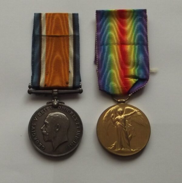 Wwi War And Vict Pr Pte W L Cross Norfolk Regt 2