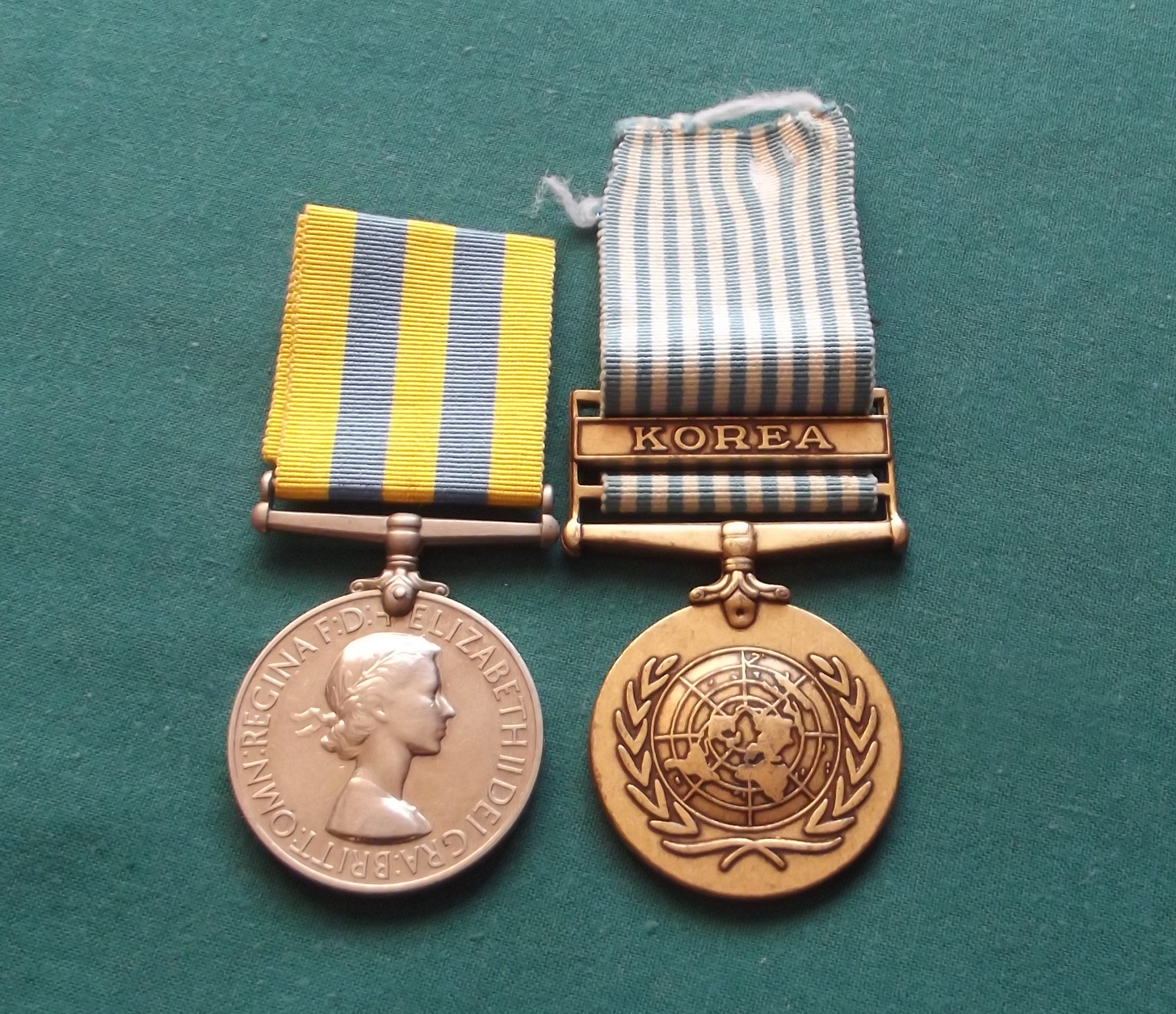 Bcm korean war medal 1951 to 53 fus a f bartropp r f